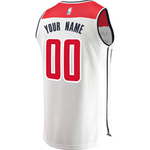 Load image into Gallery viewer, Men&#39;s Fanatics Branded White Washington Wizards Fast Break Custom Replica Jersey  Association Edition  White