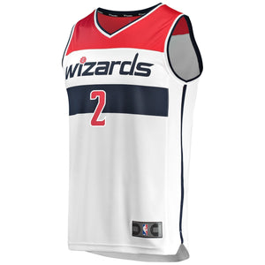 Men's Fanatics Branded John Wall White Washington Wizards Fast Break Jersey  Association Edition White