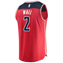 Load image into Gallery viewer, Youth Fanatics Branded John Wall Red Washington Wizards Fast Break Replica Jersey  Icon Edition Red