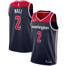 Load image into Gallery viewer, Men's Nike John Wall Navy Washington Wizards Swingman Jersey  Statement Edition Navy