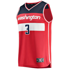 Load image into Gallery viewer, Men&#39;s Fanatics Branded Bradley Beal Red Washington Wizards Fast Break Replica Jersey  Icon EditionRed