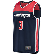 Load image into Gallery viewer, Men&#39;s Fanatics Branded Bradley Beal Navy Washington Wizards Fast Break Replica Jersey  Statement Edition Navy