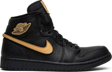Load image into Gallery viewer, Nike Air Jordan 1 High BMH 2017 Black Gold Shoes Basketball Men Sale