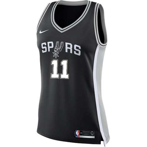 Forbes San Antonio Spurs Women's Nike Custom Personalized Icon Swingman Jersey  Black
