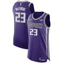 Load image into Gallery viewer, Men's Nike Ben McLemore Purple Sacramento Kings Authentic Sponsor Patch Jersey – Icon Edition