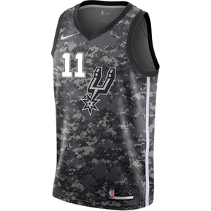 Forbes San Antonio Spurs Men's Nike  City Edition Swingman Personalized Jersey  Navy