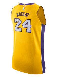 Los Angeles Lakers Kobe Bryant Icon Authentic Jersey  Gold
