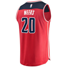 Load image into Gallery viewer, Men's Fanatics Branded Jodie Meeks Red Washington Wizards Fast Break Replica Team Color Player Jersey  Icon Edition Red