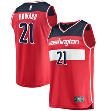 Load image into Gallery viewer, Youth Fanatics Branded Dwight Howard Red Washington Wizards Fast Break Replica Jersey  Icon Edition Red