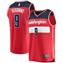 Load image into Gallery viewer, Youth Fanatics Branded Ramon Sessions Red Washington Wizards Fast Break Player Jersey  Icon Edition  Red