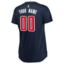 Load image into Gallery viewer, Women's Fanatics Branded Navy Washington Wizards Fast Break Replica Custom Jersey – Statement Edition  Navy