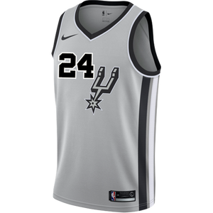 Hilliard San Antonio Spurs Men's Nike  Statement Edition Swingman Personalized Jersey   Grey