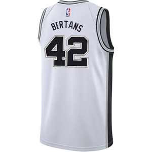 Bertans San Antonio Spurs Men's Nike Custom Personalized Icon Swingman Jersey  White
