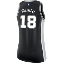 Load image into Gallery viewer, Belinelli San Antonio Spurs Women&#39;s Nike Custom Personalized Icon Swingman Jersey  Black