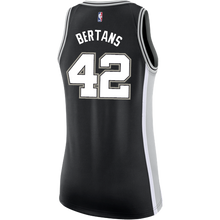 Load image into Gallery viewer, Bertans San Antonio Spurs Women&#39;s Nike Custom Personalized Icon Swingman Jersey  Black