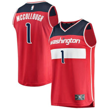 Load image into Gallery viewer, Youth Fanatics Branded Chris McCullough Red Washington Wizards Fast Break Player Jersey  Icon Edition  Red