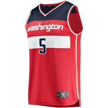 Load image into Gallery viewer, Youth Fanatics Branded Bobby Portis Red Washington Wizards Fast Break Replica Jersey  Icon Edition  Red