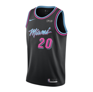 Justise Winslow Nike Miami Heat Vice Nights Swingman Jersey  Black