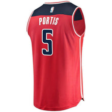 Load image into Gallery viewer, Youth Fanatics Branded Bobby Portis Red Washington Wizards Fast Break Replica Jersey  Icon Edition  Red