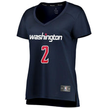 Load image into Gallery viewer, Women's Fanatics Branded John Wall Navy Washington Wizards Fast Break Replica Statement Edition Jersey  Navy