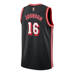 James Johnson Nike Miami Heat Classic Edition Jersey  Black