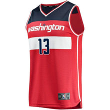 Load image into Gallery viewer, Men&#39;s Fanatics Branded Thomas Bryant Red Washington Wizards Fast Break Replica Jersey – Icon Edition  Red