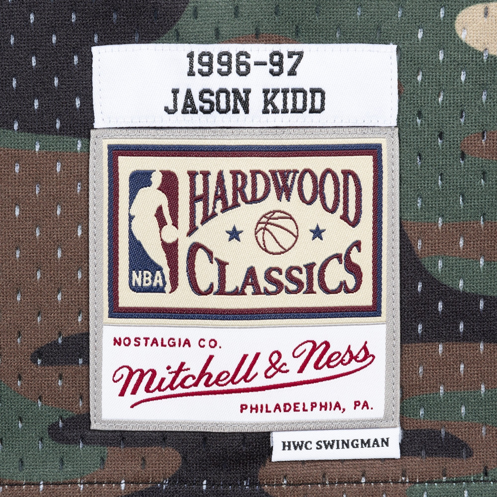 Jason Kidd Phoenix Suns Mitchell & Ness Chainstitch Swingman Jersey - Cream