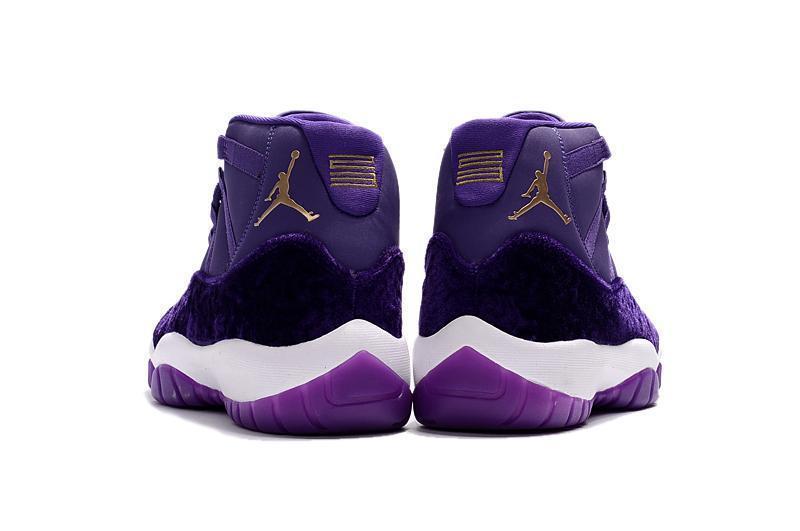 Air jordan 11 heiress purple velvet Clearance
