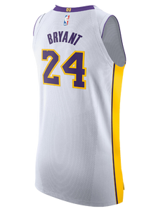 Los Angeles Lakers Kobe Bryant Association Authentic Jersey  White