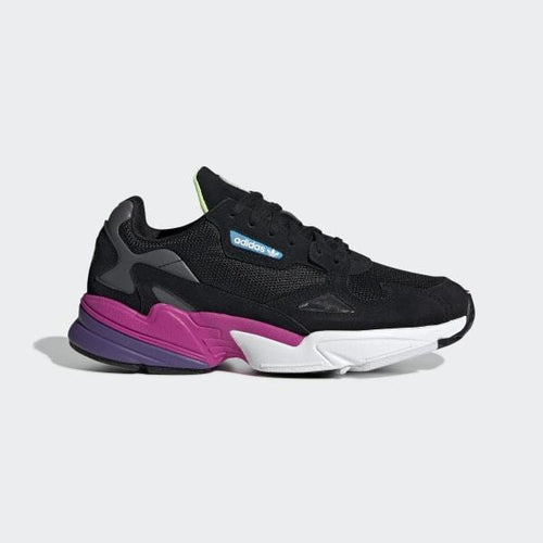 Falcon Shoes Core Black / Core Black / Shock Pink Adidas