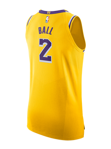 Los Angeles Lakers Lonzo Ball Icon Edition Authentic Jersey  Gold