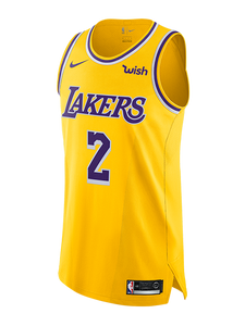 Los Angeles Lakers Lonzo Ball Icon Edition Authentic Jersey  Gold