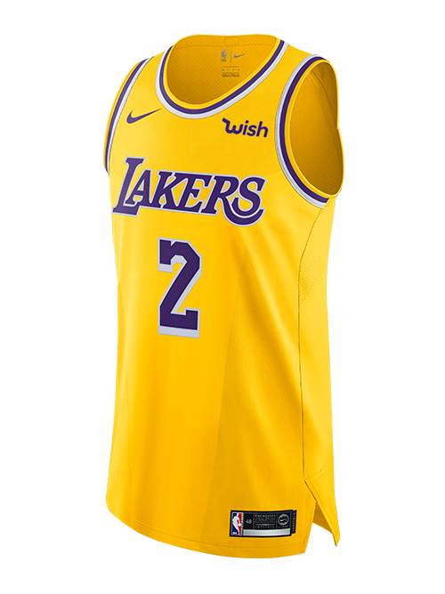 Los Angeles Lakers Lonzo Ball Icon Edition Authentic Jersey  Gold