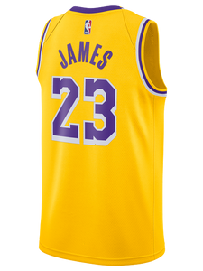 Los Angeles Lakers Youth LeBron James Icon Edition Swingman Jersey  Gold