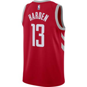James Harden Houston Rockets Icon Edition Swingman Jersey  Red