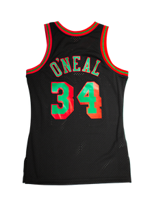 Los Angeles Lakers Shaquille Oneal Christmas Swingman Jersey  Black