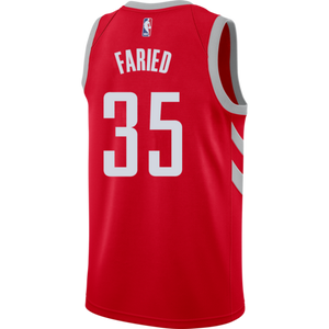 Kenneth Faried Houston Rockets Icon Edition Swingman Jersey  Red