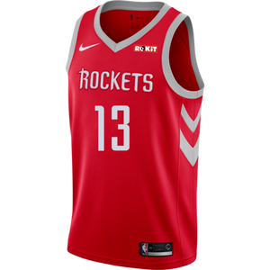 James Harden Houston Rockets Icon Edition Swingman Jersey  Red