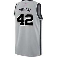 Load image into Gallery viewer, Bertans San Antonio Spurs Men&#39;s Nike  Statement Edition Swingman Personalized Jersey   Grey