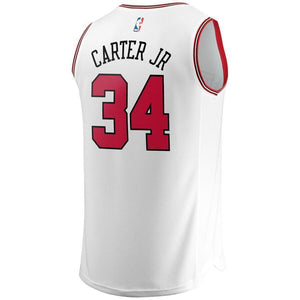 Men's Fanatics Branded Wendell Carter Jr. White Chicago Bulls Fast Break Replica Jersey – Association Edition  White
