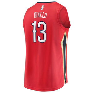 Men's Fanatics Branded Cheick Diallo Red New Orleans Pelicans Fast Break Replica Player Jersey  Statement Edition  Red