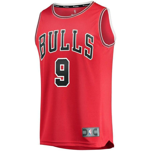 Men's Fanatics Branded Antonio Blakeney Red Chicago Bulls Fast Break Road Replica Player Jersey  Icon Edition  Red