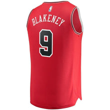Load image into Gallery viewer, Men&#39;s Fanatics Branded Antonio Blakeney Red Chicago Bulls Fast Break Road Replica Player Jersey  Icon Edition  Red