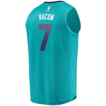 Load image into Gallery viewer, Men&#39;s Fanatics Branded Dwayne Bacon Teal Charlotte Hornets Fast Break Replica Player Jersey  Icon Edition  Aqua