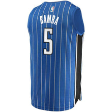 Load image into Gallery viewer, Men&#39;s Fanatics Branded Mohamed Bamba Blue Orlando Magic Fast Break Replica Jersey – Icon Edition  Blue