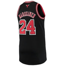 Load image into Gallery viewer, Men&#39;s adidas Lauri Markkanen Black Chicago Bulls Finished Authentic Jersey  Black