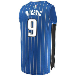 Men's Fanatics Branded Nikola Vucevic Blue Orlando Magic Fast Break Replica Player Jersey  Icon Edition  Blue