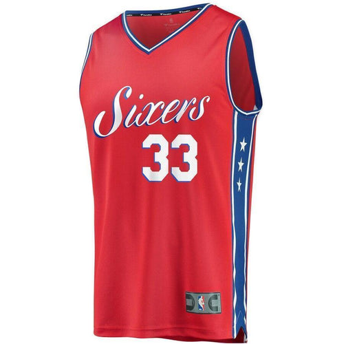 Men's Fanatics Branded Robert Covington Red Philadelphia 7ers Fast Break Replica Player Jersey  Statement Edition Red