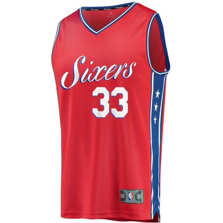 Men's Fanatics Branded Robert Covington Red Philadelphia 7ers Fast Break Replica Player Jersey  Statement Edition Red
