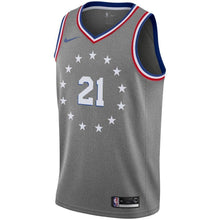 Load image into Gallery viewer, Men's Nike Joel Embiid Gray Philadelphia 7ers City Edition Swingman Jersey  Gray